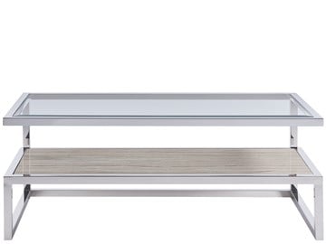 Cocktail Table with Stone Shelf thumbnail