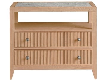Carmen Two Drawer Nightstand thumbnail